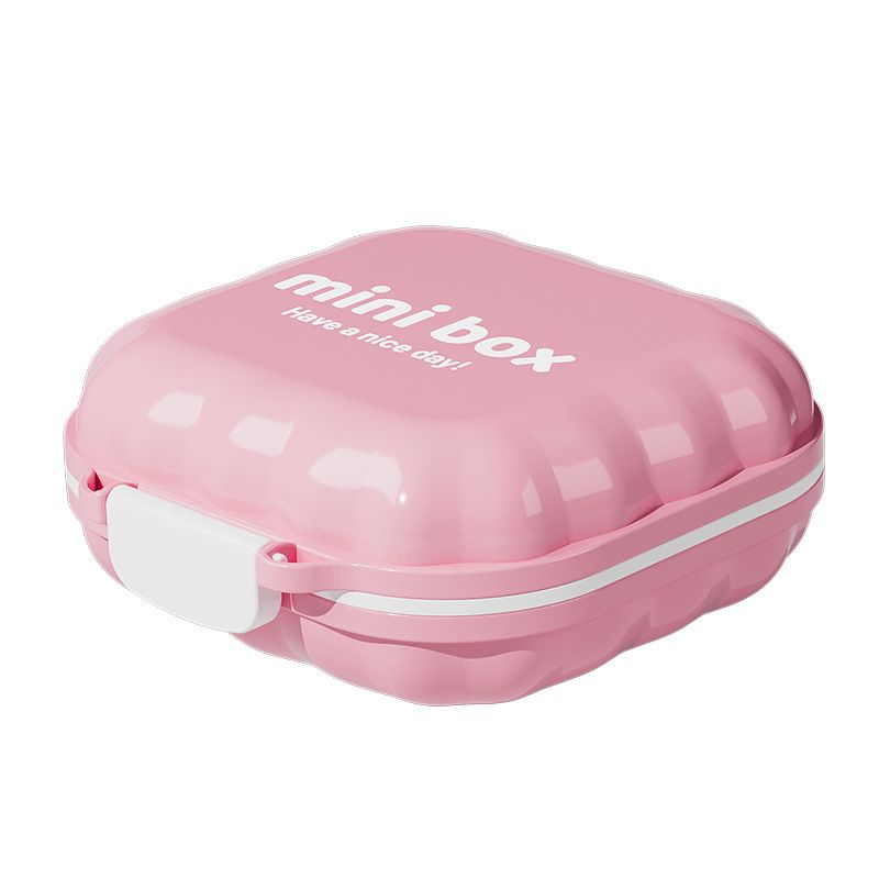 Pill Box Portable Medicine Dispensing Portable Household Pill Dispenser 3 Meals Daily Medicine Reminder Box 7-Day Weekly
