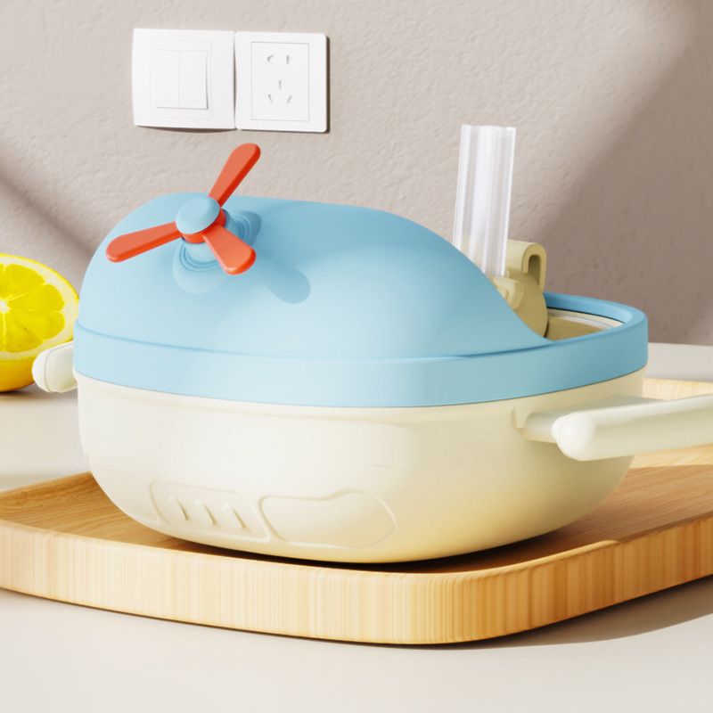 Baby Baby Food Bowl 316 Stainless Steel Little Plane Shape Eating Bowl Infant Kids Study Training Suction Bowl