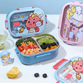 Fiambrera Bento de acero inoxidable 304 al por mayor, fiambrera Bento portátil apta para microondas