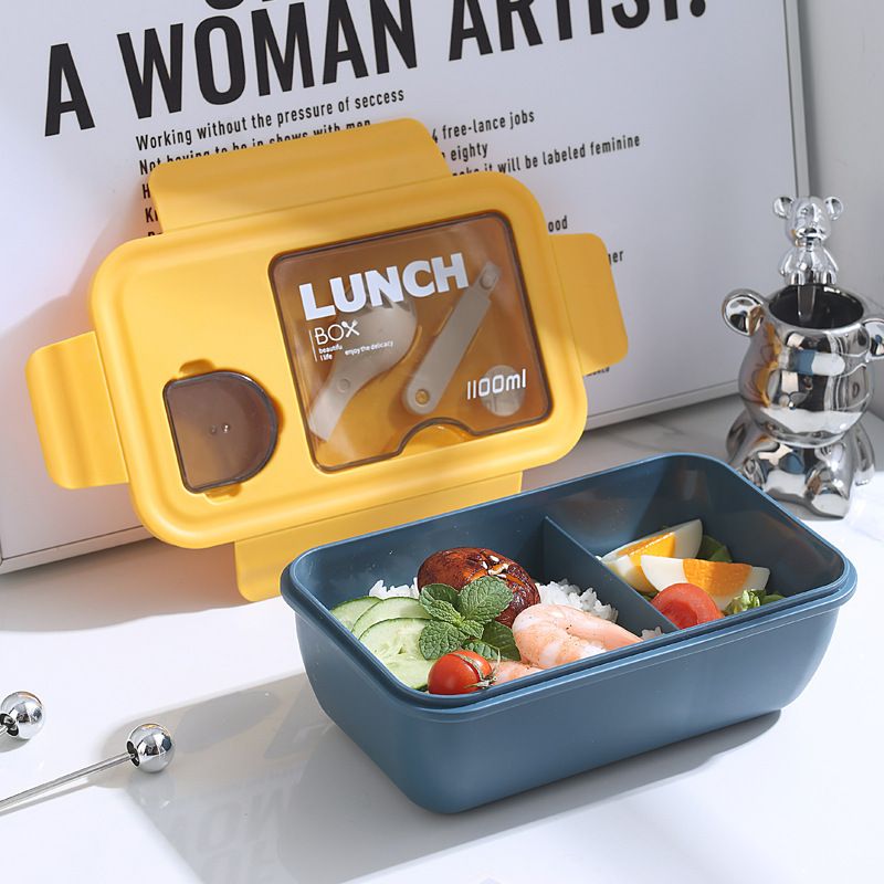 Fiambrera Bento de Plástico al Por Mayor, Fiambrera Estilo Bento