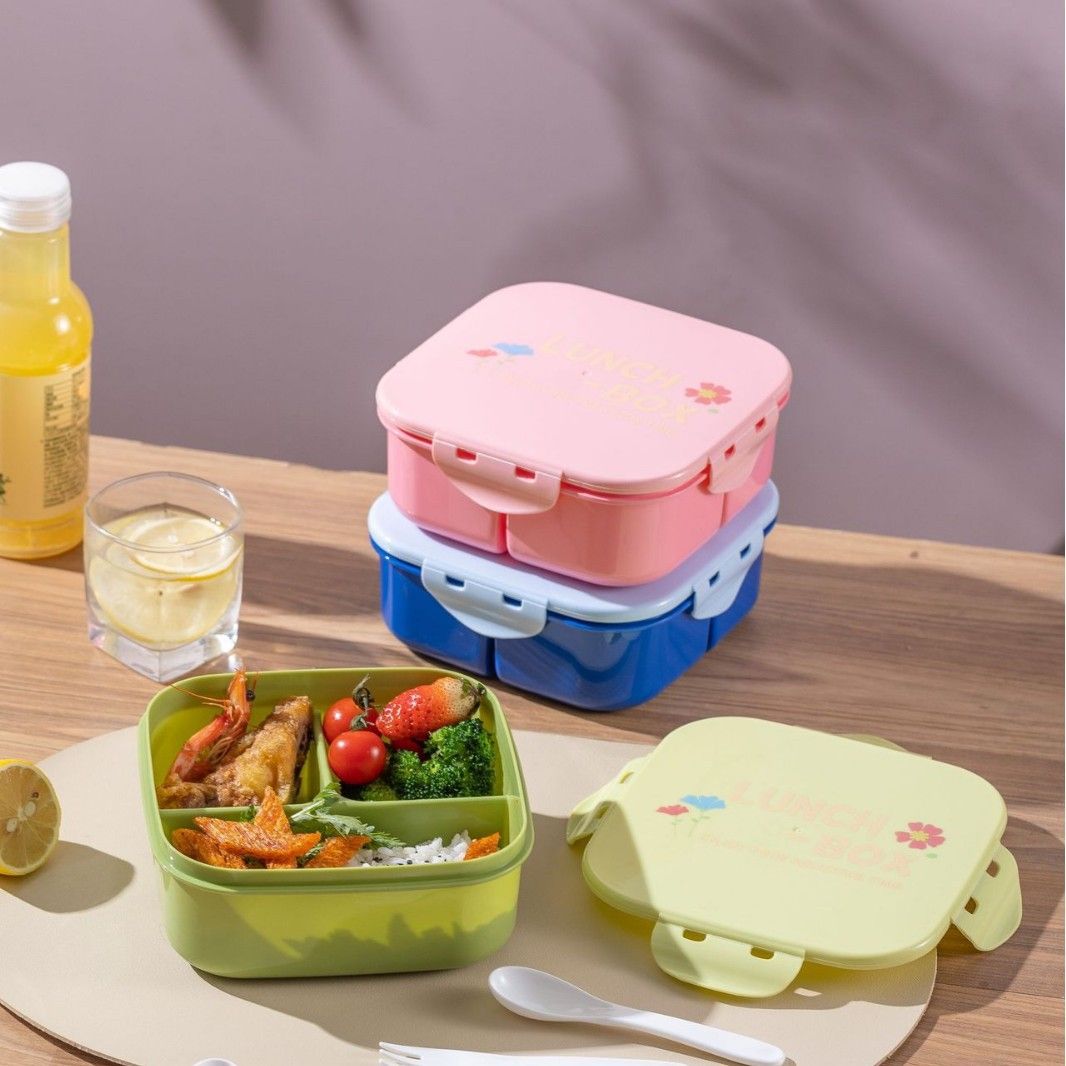 Fiambrera Bento de PP apto para alimentos al por mayor, para marcas de preparación de comidas
