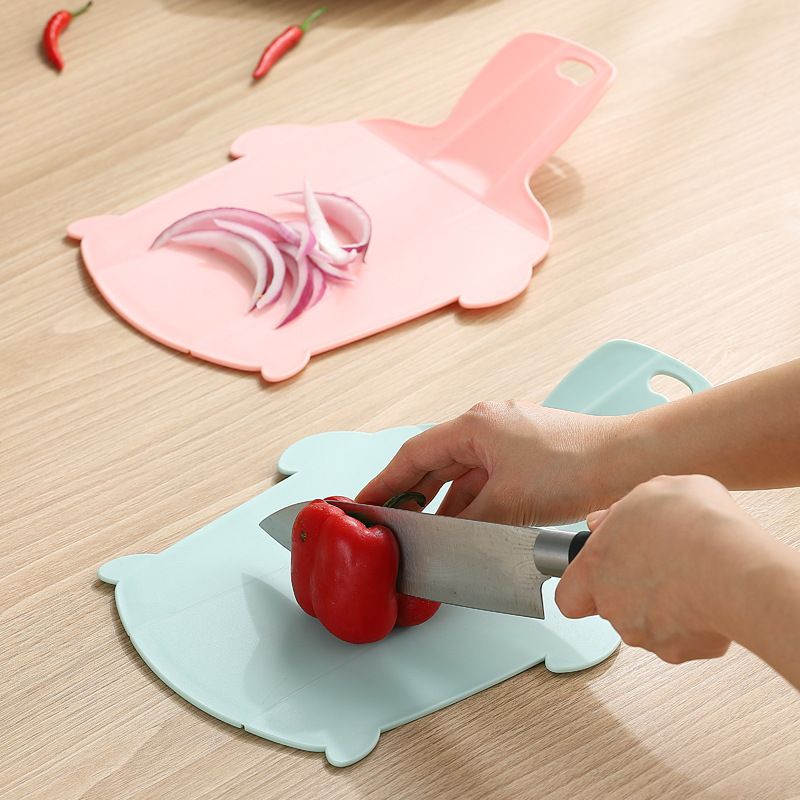 Kitchen Tableware Plastic Cutting Board Student Outdoor Travel Portable Foldable Picnic Cutting Board