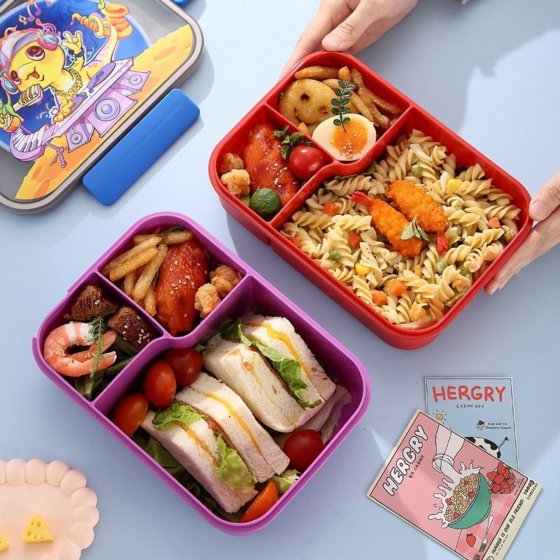Fiambrera Bento de PP apta para alimentos, al por mayor, para viajes y picnics