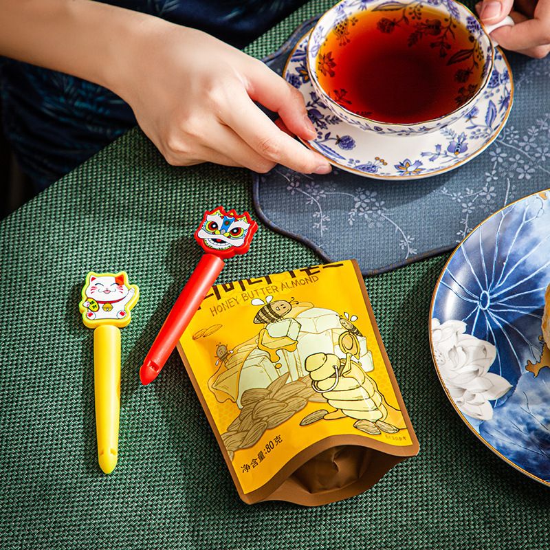 Kitchen Storage Milk Powder Bag Snack China Chic Style Cute Bag Sealing Clip Fresh-Keeping Plastic Sealing Clip