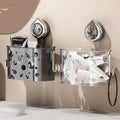 Bathroom Storage Organizer Rack Suction Cup No-Drill Hook Bathroom Wall-Mounted Organizer Box