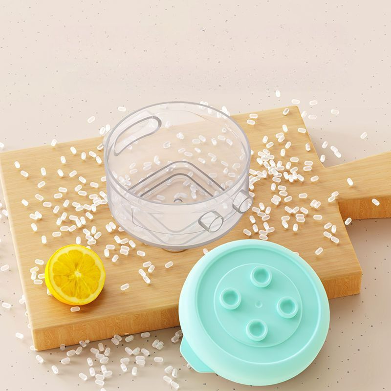 Baby Fresh Round Building Blocks Baby Food Box Set Kids Portable Infant Plastic Snack 3-Pack