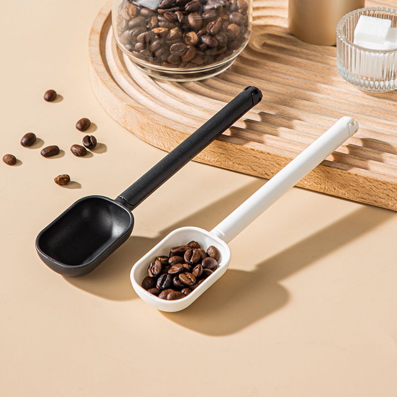 Creative with Spoon Snack Bag Sealing Clip Daily Use Kitchen Snack Fresh-Keeping Plastic Sealing Clip Coffee Spoon