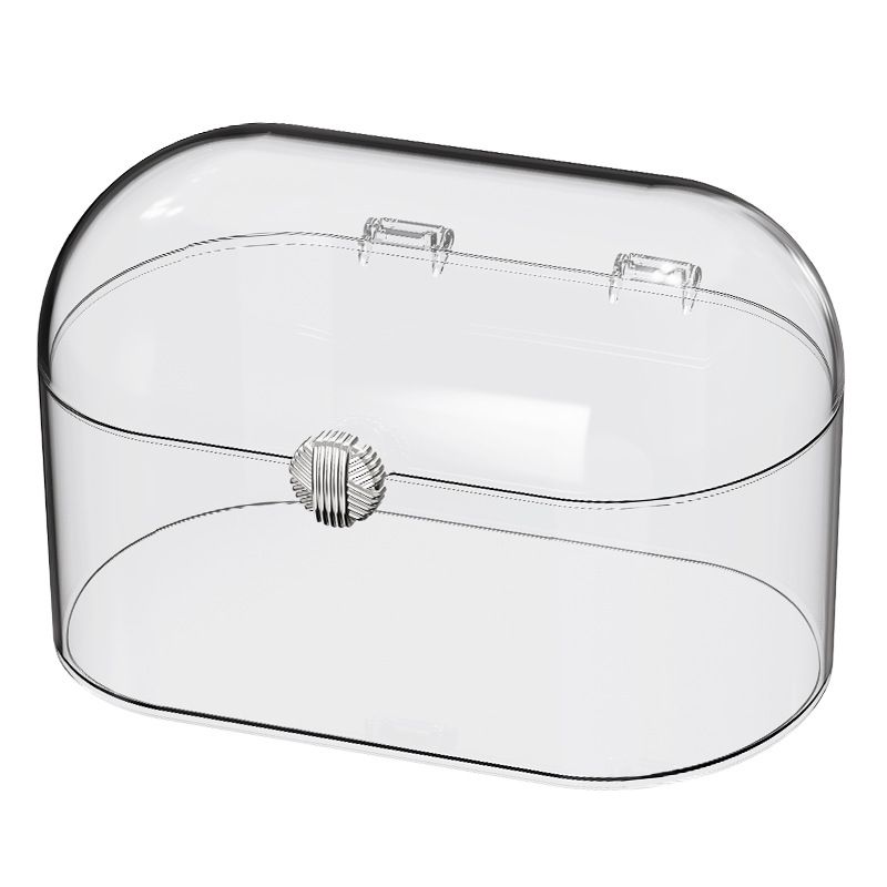 Student Dorm Desktop Stationery Transparent Storage Box Girls Office Cosmetics Lipstick Perler Beads Organizer Box with Lid