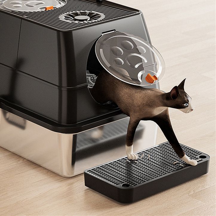 Cat Litter Mat Anti-Splash Anti-Tracking Mat Double-Layer Filtering Anti-Tracking Cat Step Sand Control Mat Pet Supplies