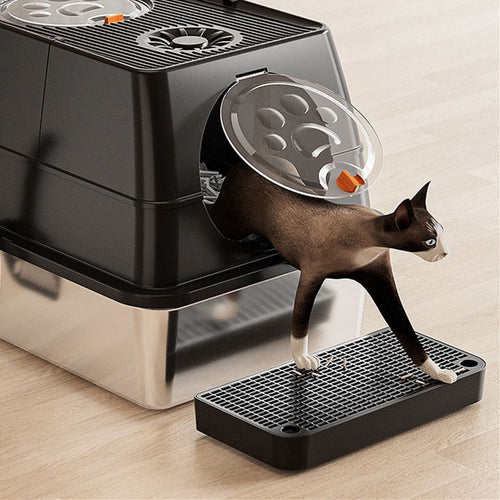 Cat Litter Mat Anti-Splash Anti-Tracking Mat Double-Layer Filtering Anti-Tracking Cat Step Sand Control Mat Pet Supplies