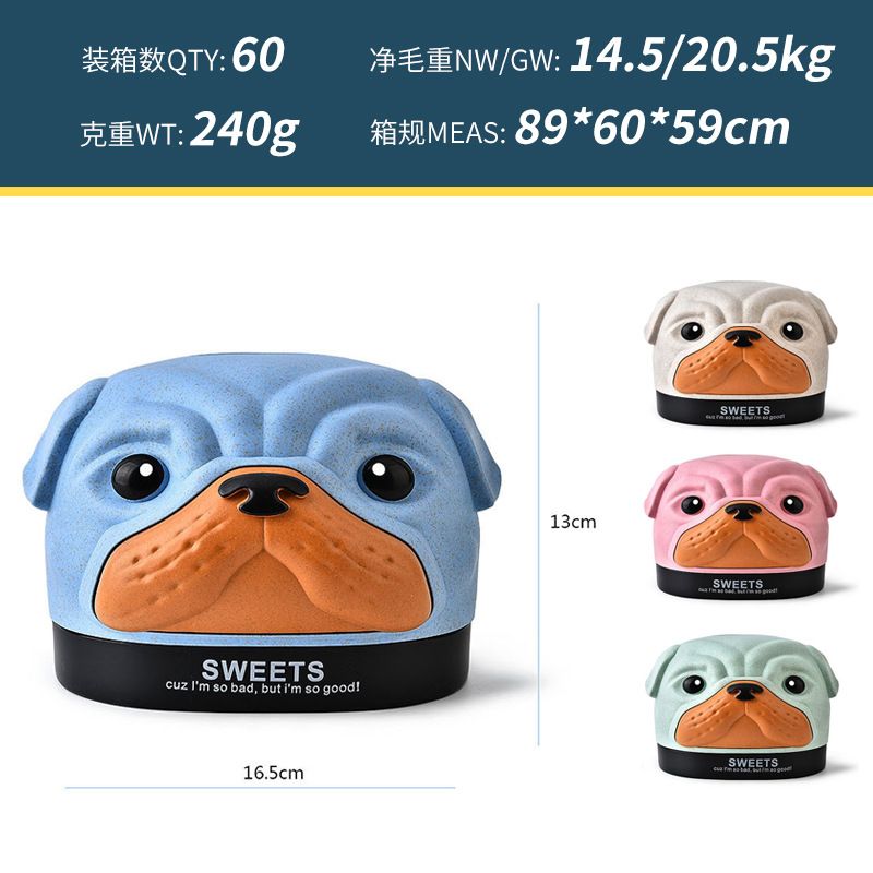 Tissue Box Cartoon Puppy Storage Box Creative Home Car Tissue Dispenser Gift Custom Print logo