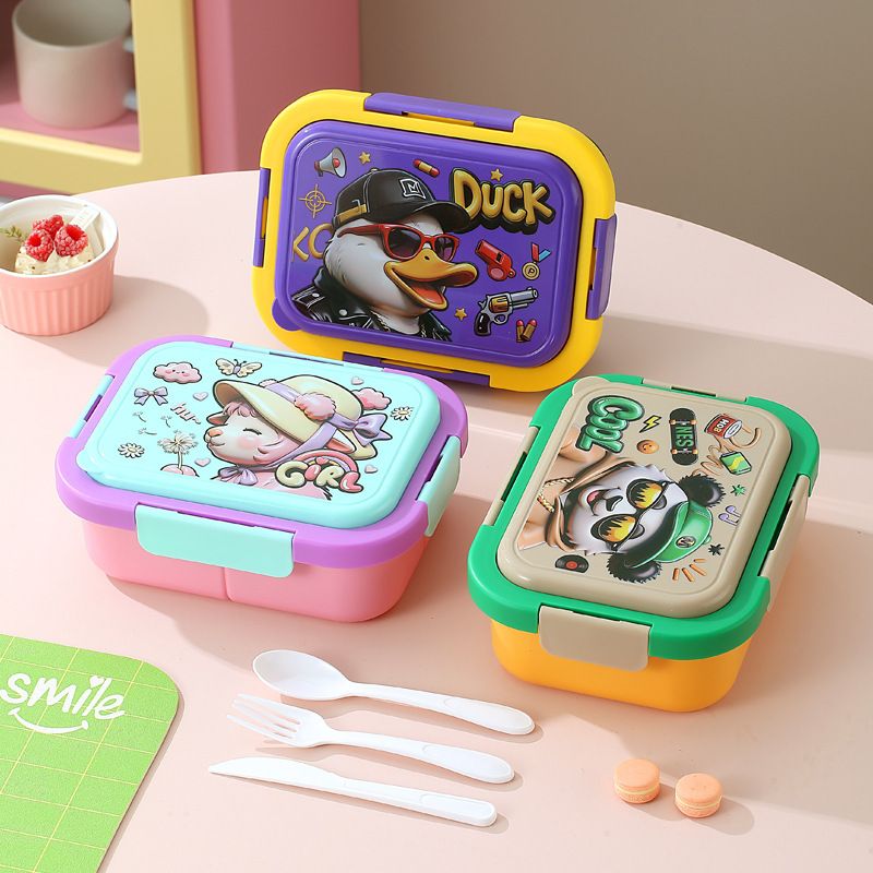 Fiambrera Bento de PP apto para alimentos al por mayor, fiambrera Bento apta para microondas