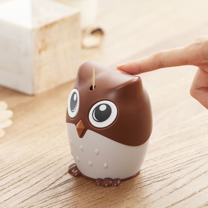 Caja de palillos de plástico al por mayor, diseño de dibujos animados para cocina y comedor