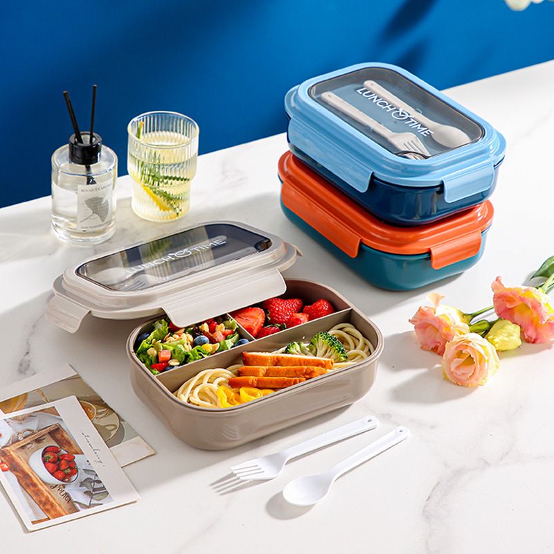 Fiambrera Bento de Plástico al por Mayor, para Marcas de Preparación de Comidas, Japonesa