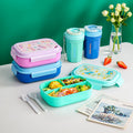 Fiambrera Bento de plástico al por mayor, para marcas de preparación de comidas