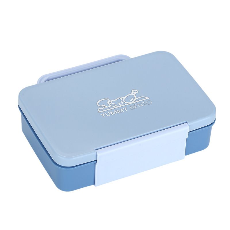Office Worker Portable Compartment Lunch Box Student Minimalist Microwave Safe Heating Plastic PP Lunch Bento Box with Lid