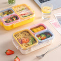 Minimalist Student 304 Stainless Steel Compartment Lunch Box Office Worker Cafeteria Takeout Lunch Bento Box Food Container