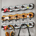 Household Bathroom Bathroom No-Drill Hook Bedroom Behind Door Clothes Bag Storage Student Dorm Multi-Hook Strip