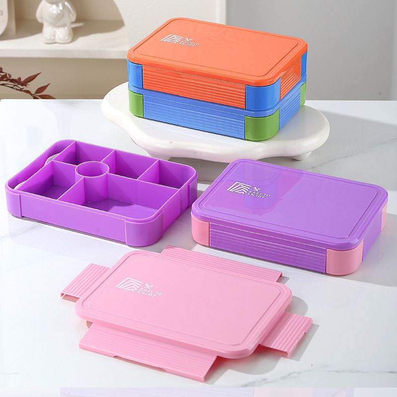 Fiambrera Bento de PP+Silicona al por mayor, Fiambrera Bento apta para microondas