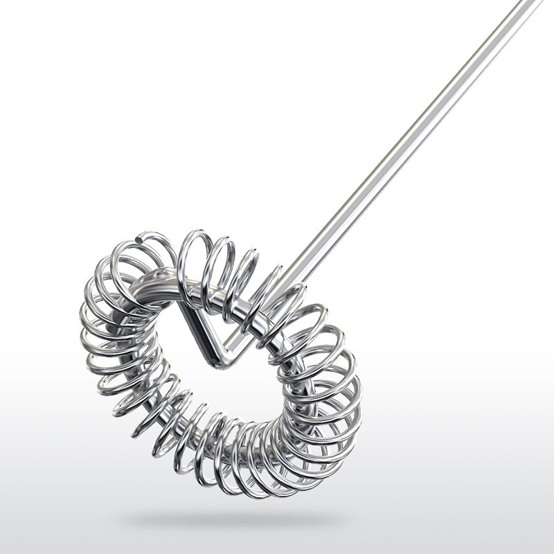 Creative Electric Milk Frother 304 Stainless Steel Handheld Milk Frothing Whisk Household Egg Beater