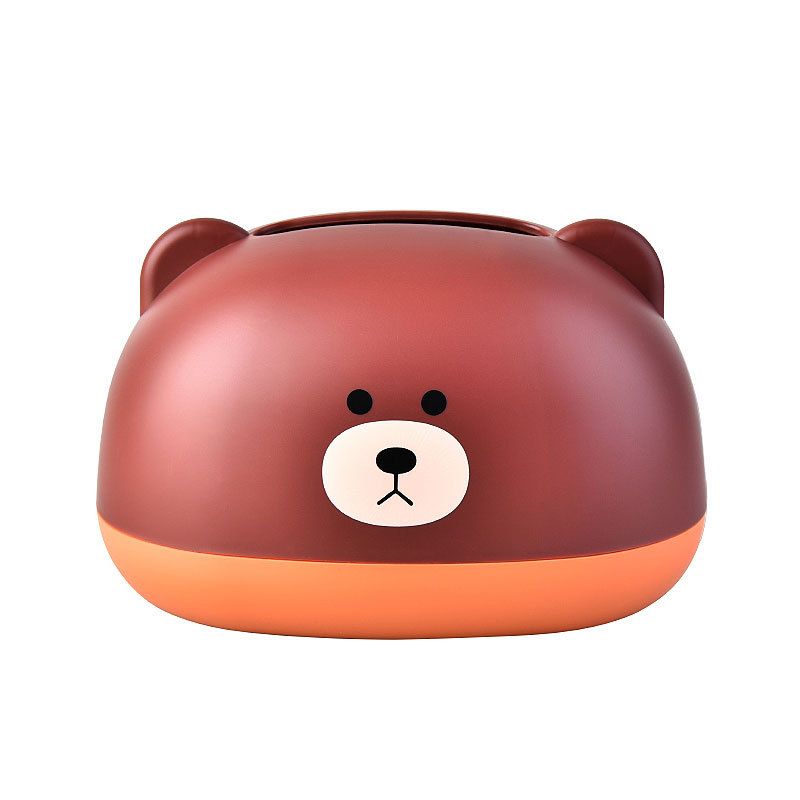 Cartoon Pink Pig Brown Bear Tissue Box Creative Living Room Bedroom Tissue Dispenser Tissue Storage Home Daily Gift