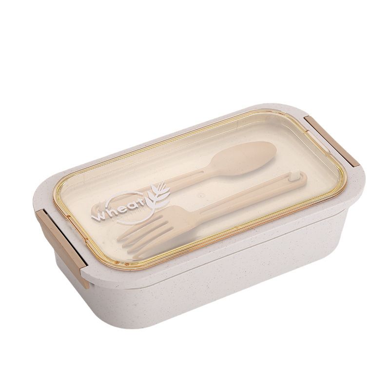 Student Japanese Style Lunch Box and Water Cup Set Office Worker Portable Lunch Bento Box with Cutlery