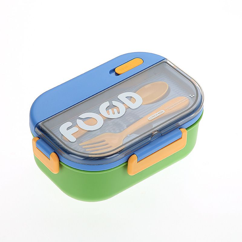 Fiambrera Bento al por mayor, con tapa Contenedor de alimentos apilable