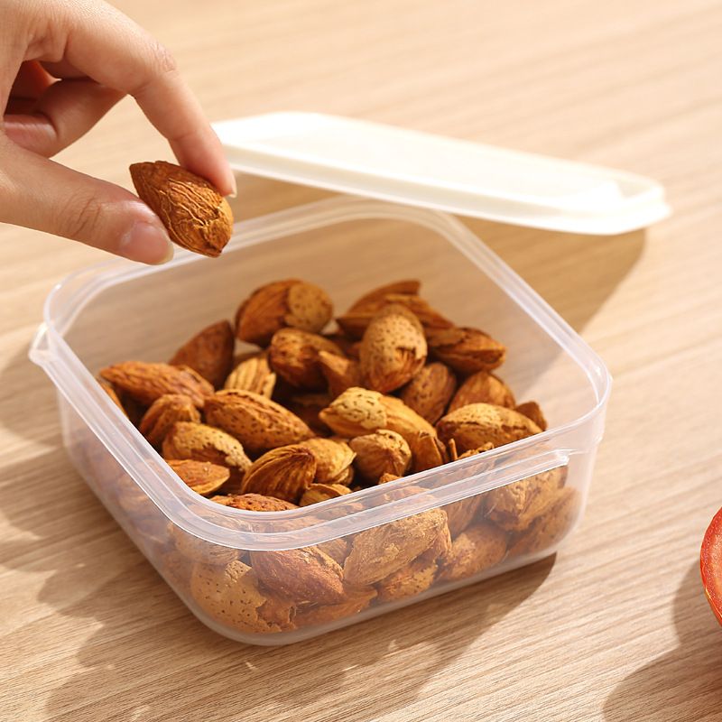 Transparent Fridge Freshness Box Minimalist pcs Set Kitchen Food Container Storage Box Microwave Safe Plastic Lunch Box