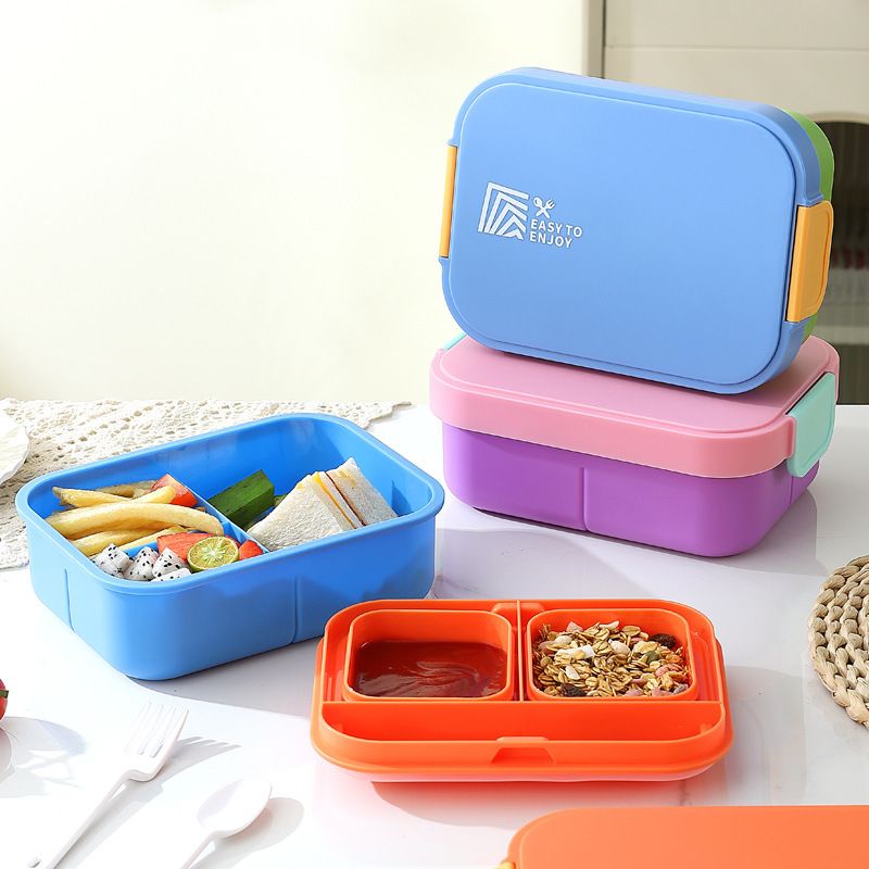 Student Large Capacity Dorm Takeout Compartment Lunch Box Office Worker Microwave Safe Heating Bento Box Food Container