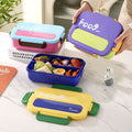 Fiambrera Bento de plástico al por mayor, recipiente de comida apilable