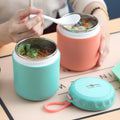 Japanese Style 304 Stainless Steel Soup Cup Lunch Box Bento Box Portable Portable Water Cup