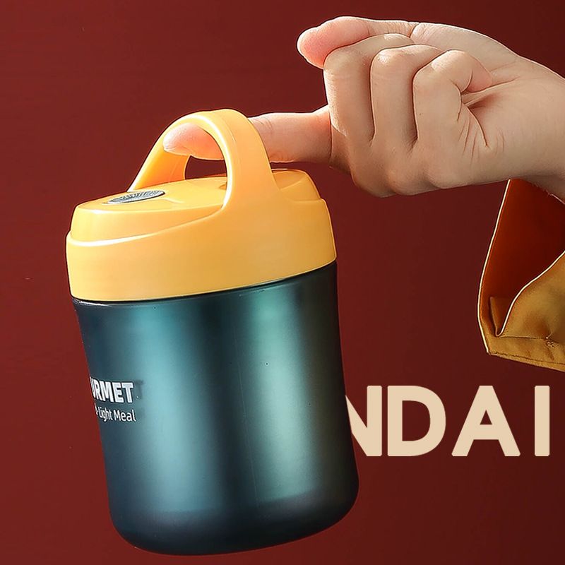 Office Worker Breakfast Cup 304 Stainless Steel Soup Cup Student Bento Drinking Cup Portable Tumbler Cup Gift Logo