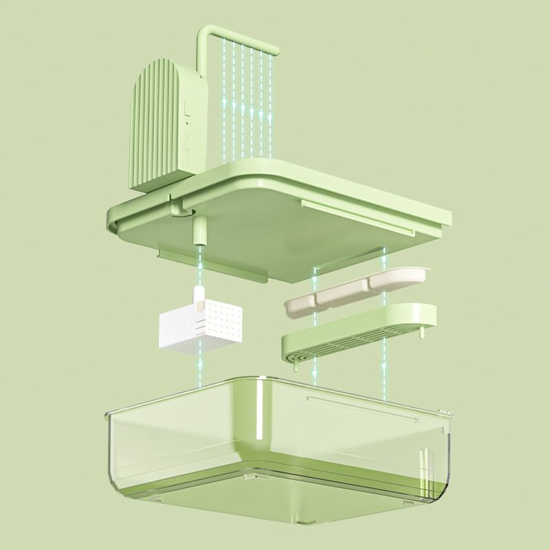 Transparent Bird Bath Basin Bath Basin Cockatiel Lovebird Bird Cage Hanging Parrot Bath Box Pet Accessories