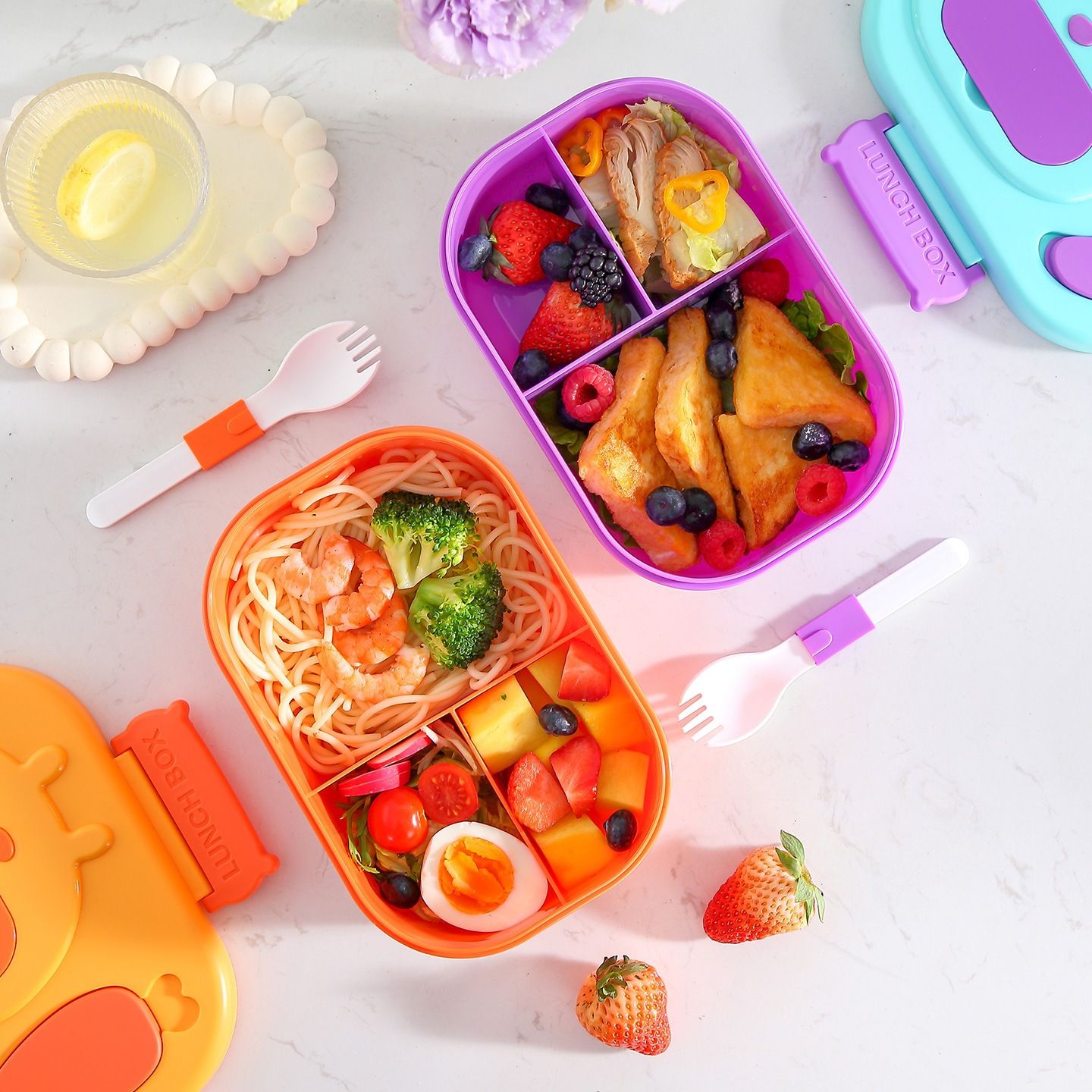 Fiambrera Bento de Acero Inoxidable 304 al por Mayor, para la Escuela y la Oficina