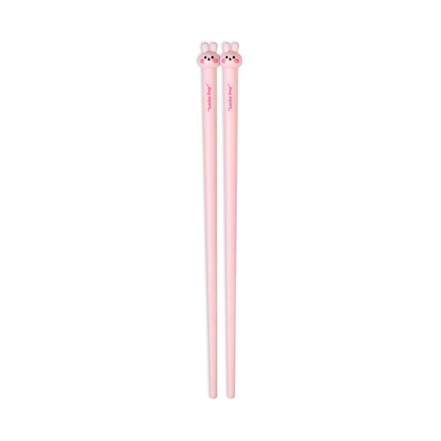 Creative Household Cartoon Rabbit Student Plastic Chopsticks Kids Cute Eating Chopsticks Gift