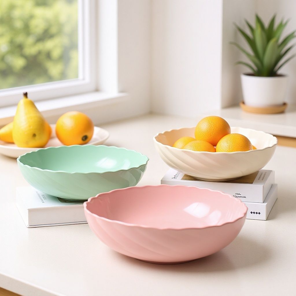 INS Style Household Living Room Plastic Fruit Plate Large Capacity Round Square Snack Sunflower Seeds Storage Dried Fruit Plate Wholesale