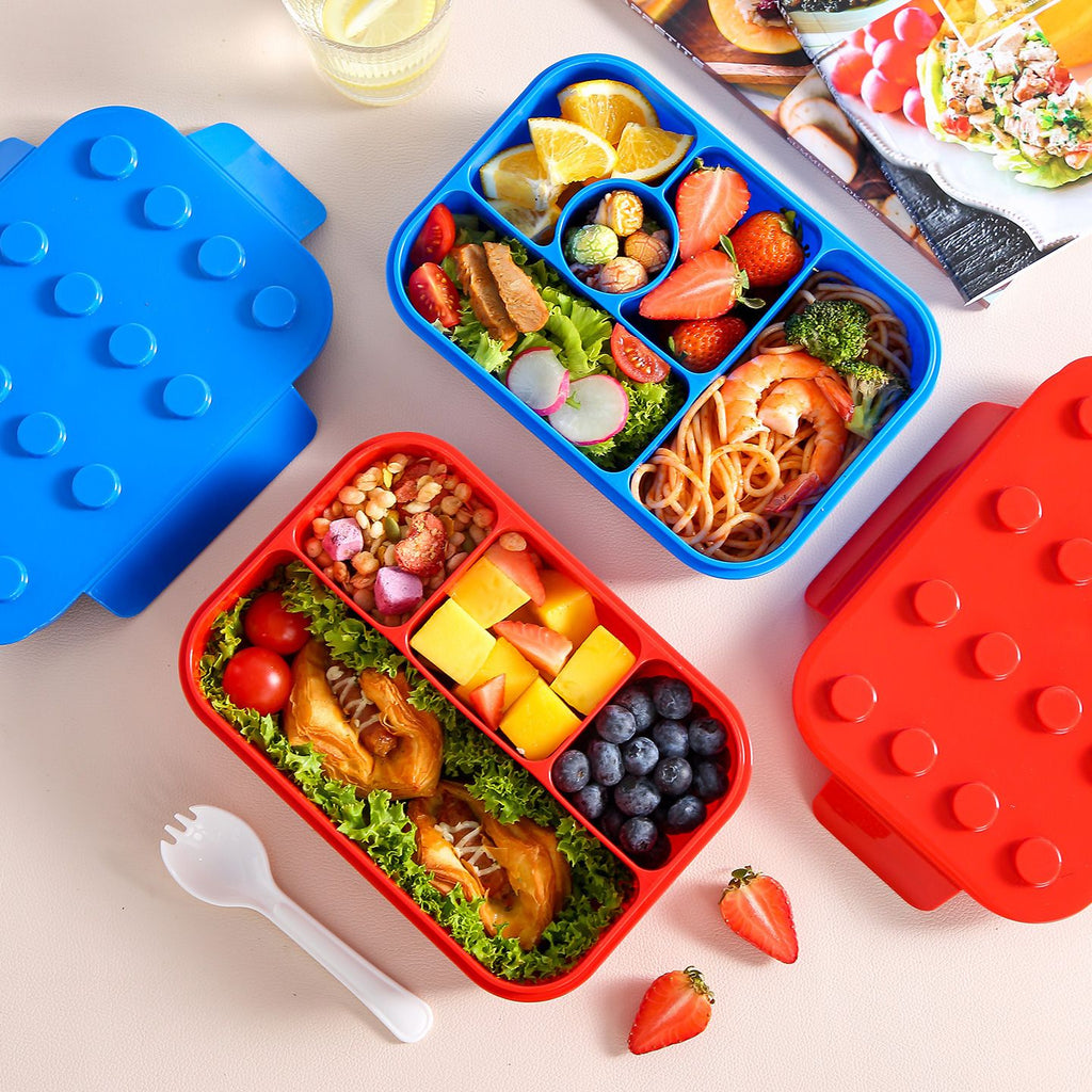 Fiambrera Bento de PP al por mayor, recipiente apilable para alimentos