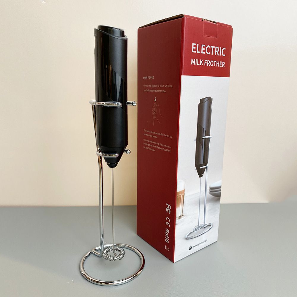 Rechargeable Portable Household Electric Milk Frother Creative Smart Milk Frother Electric Egg Beater