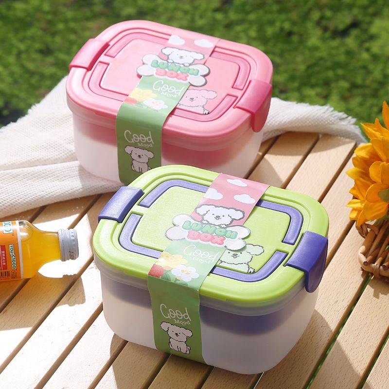 Fiambrera Bento al por Mayor, Fiambrera Bento de 2 Capas apta para Microondas