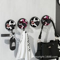 Household Entryway Suction Cup Hook No-Drill Key Holder Hat Holder Storage Bathroom Bedroom Bag Organizer Rack