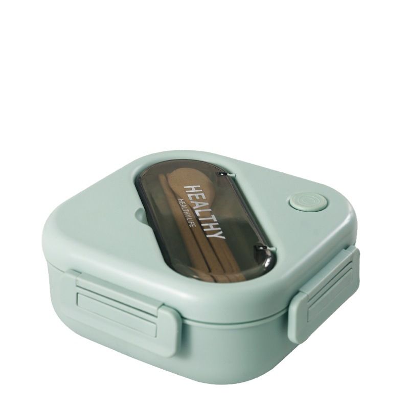 Fiambrera Bento de plástico al por mayor, recipiente portátil para preparar comidas apto para microondas