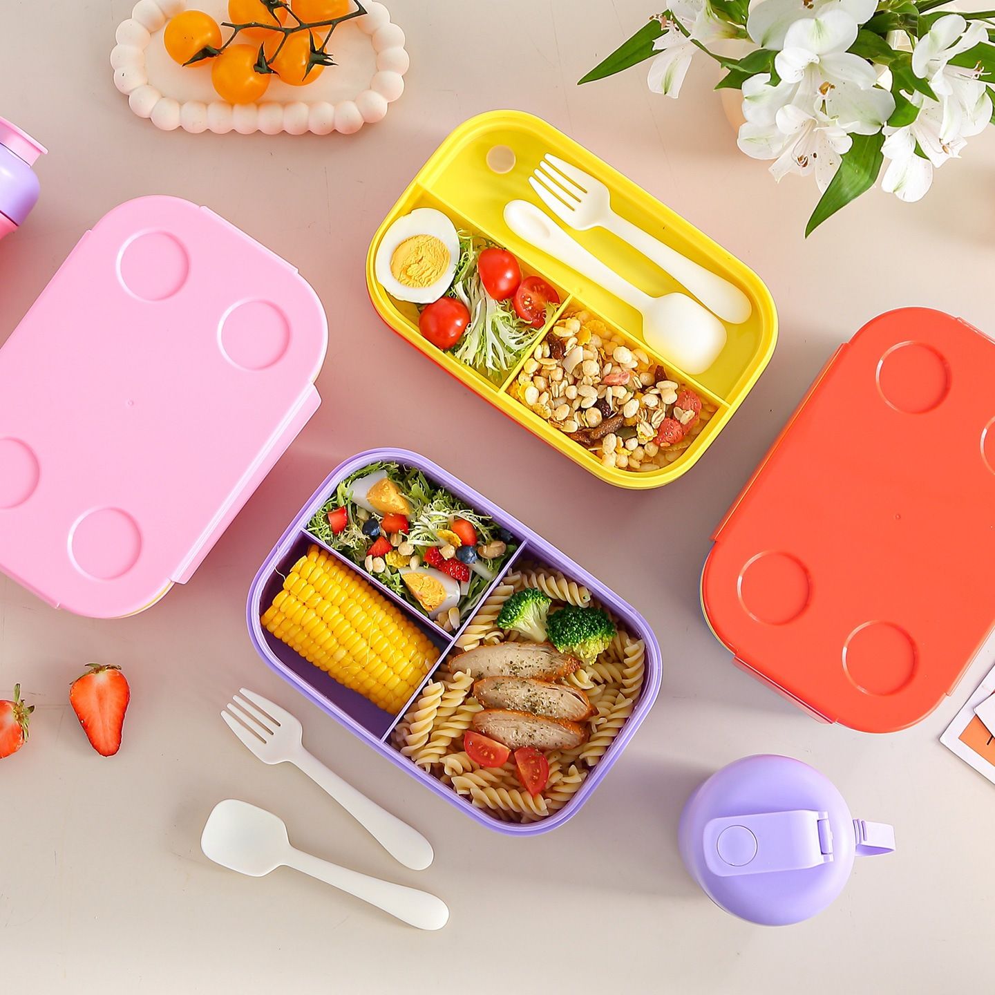 Fiambrera Bento al por mayor, Fiambrera estilo Bento