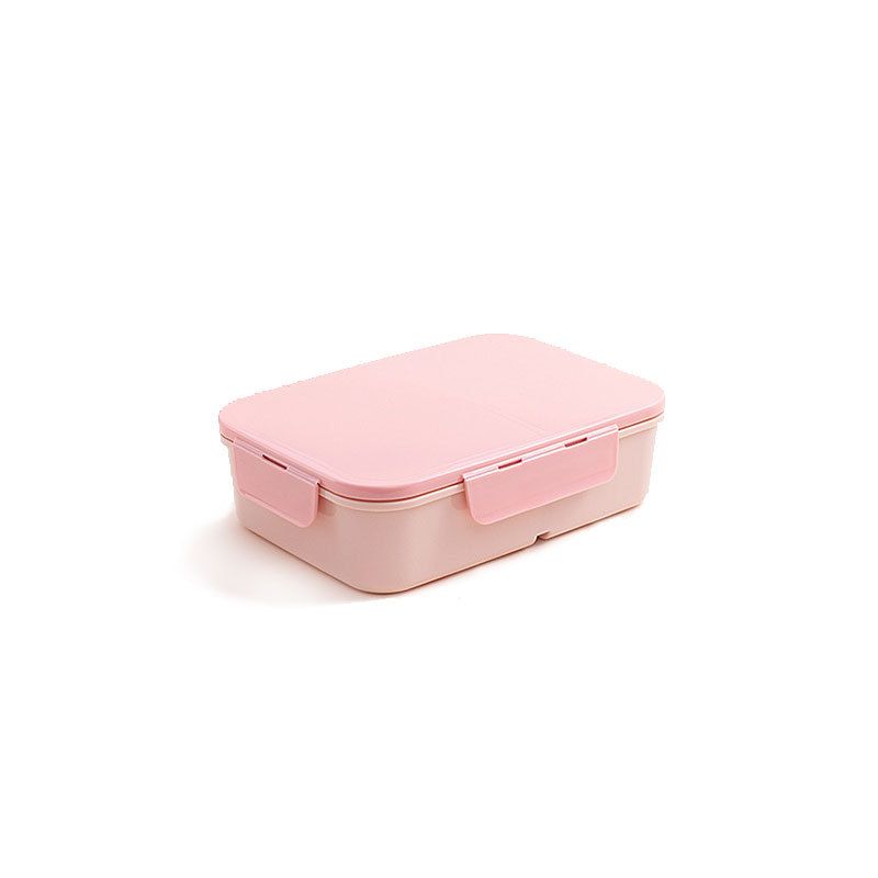 Minimalist Student Flip-Top Compartment Lunch Box Adult Portable Lunch Bento Box Microwave Safe Heating Picnic Food Container