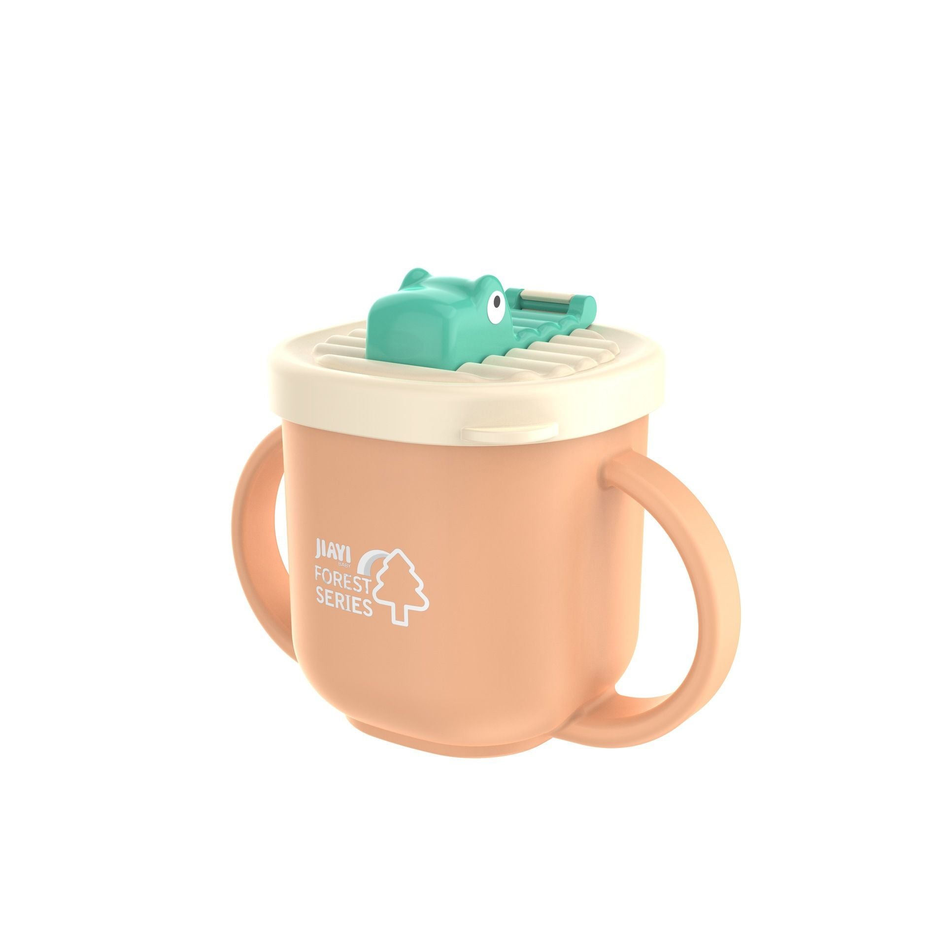 Kids Cartoon 316 Stainless Steel Milk Cup Baby Kindergarten with Scale Straw Cup Training Cup Gift