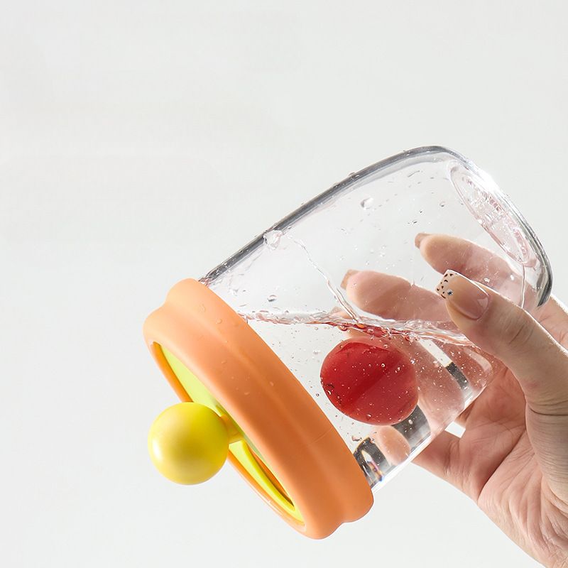 Stylish Student Picnic Fruit Cup Double-Layer Draining Fork Portable Oatmeal Cup Salad Cup