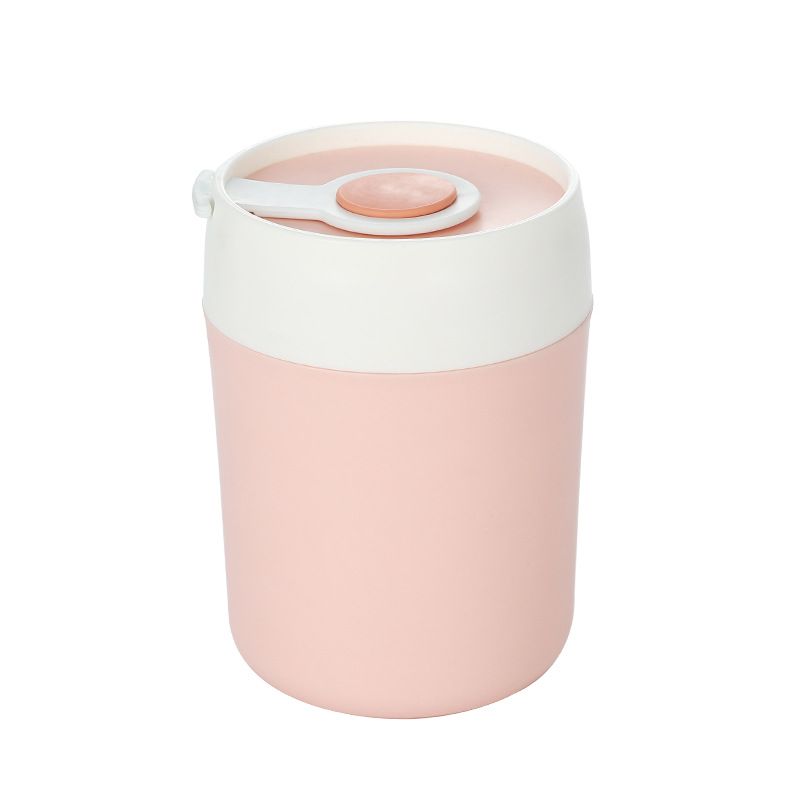 Student 304 Stainless Steel Cereal Cup Office Worker Soup Cup and Porridge Jar Bento Gift with Cutlery Wholesale