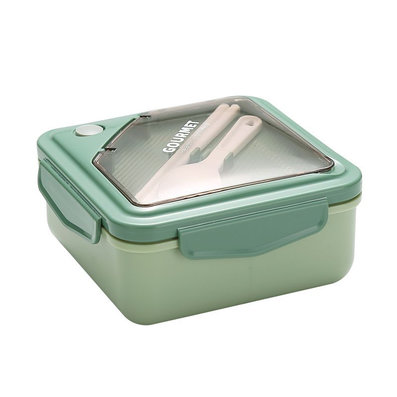 Fiambrera Bento al por mayor de PP+AS+ Silicona, fiambrera Bento apta para microondas
