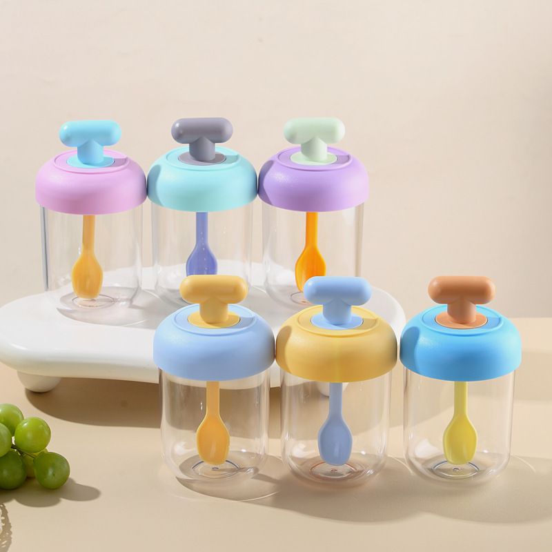 Student Creative Oatmeal Cup with Spoon Milkshake Cereal Brewing Milk Cup Portable Outdoor Salad Cup
