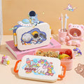 Fiambrera Bento de Plástico al por Mayor, Fiambrera de Estilo Bento con Dibujos Animados