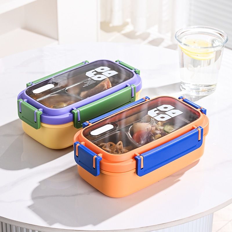 Fiambrera Bento Apilable de Acero Inoxidable 304 al por Mayor, Contenedor de Alimentos